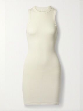 SKIMS Cotton Rib Tank Mini
Dress in Bone Cream Size Medium